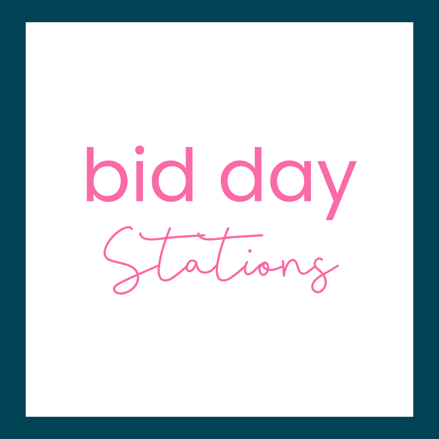 Bid Day Stations