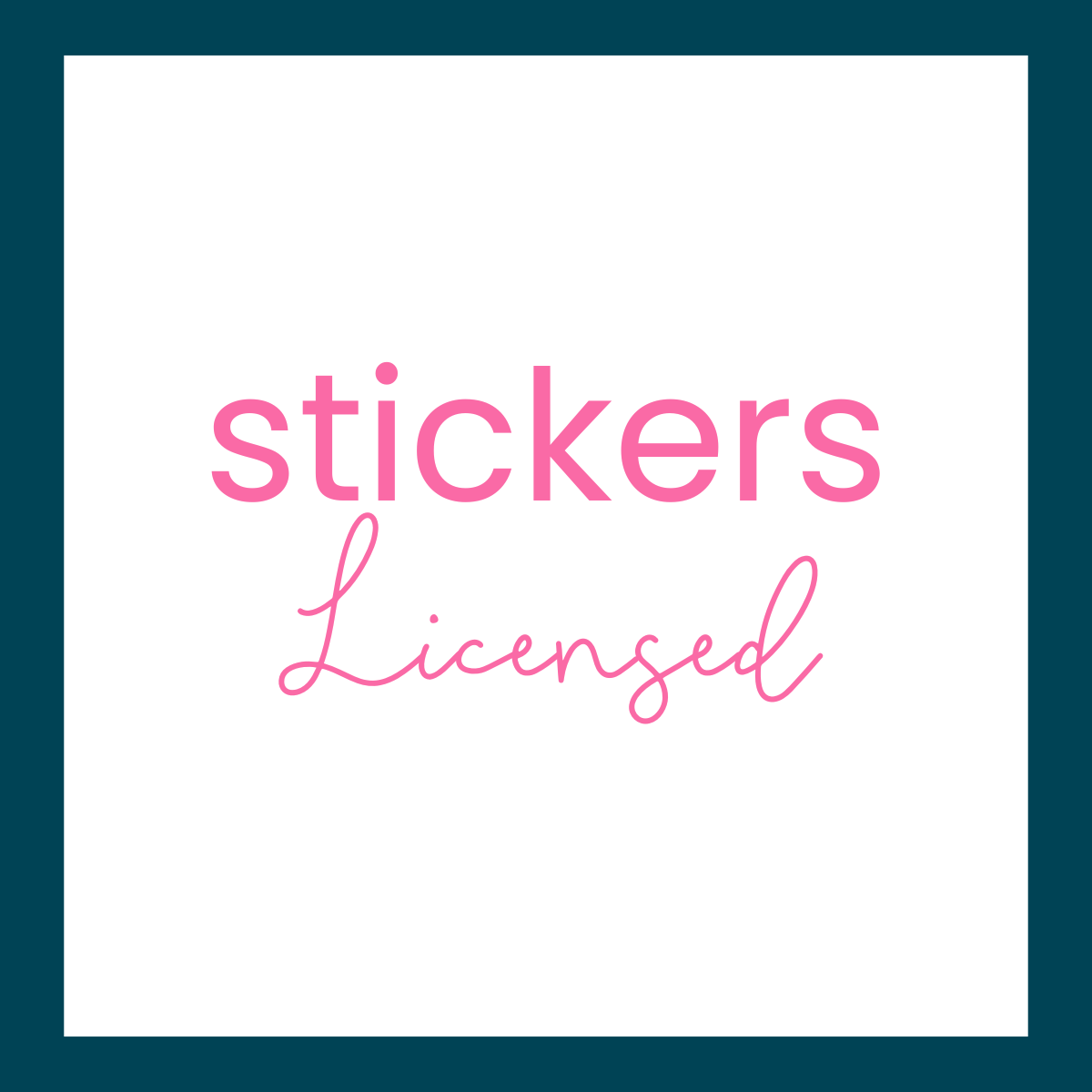 Stickers - Licensed