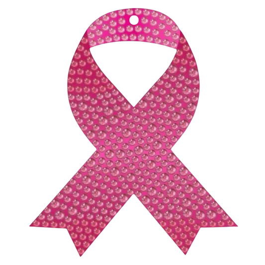 Breast Cancer Pink Ribbon Diamond Painting Ornament KIT